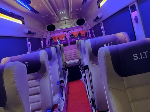 Tempo Traveller passenger seats